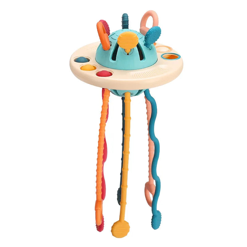 Montessori Sensory Silicone Pull String Toy  Montessori Toys