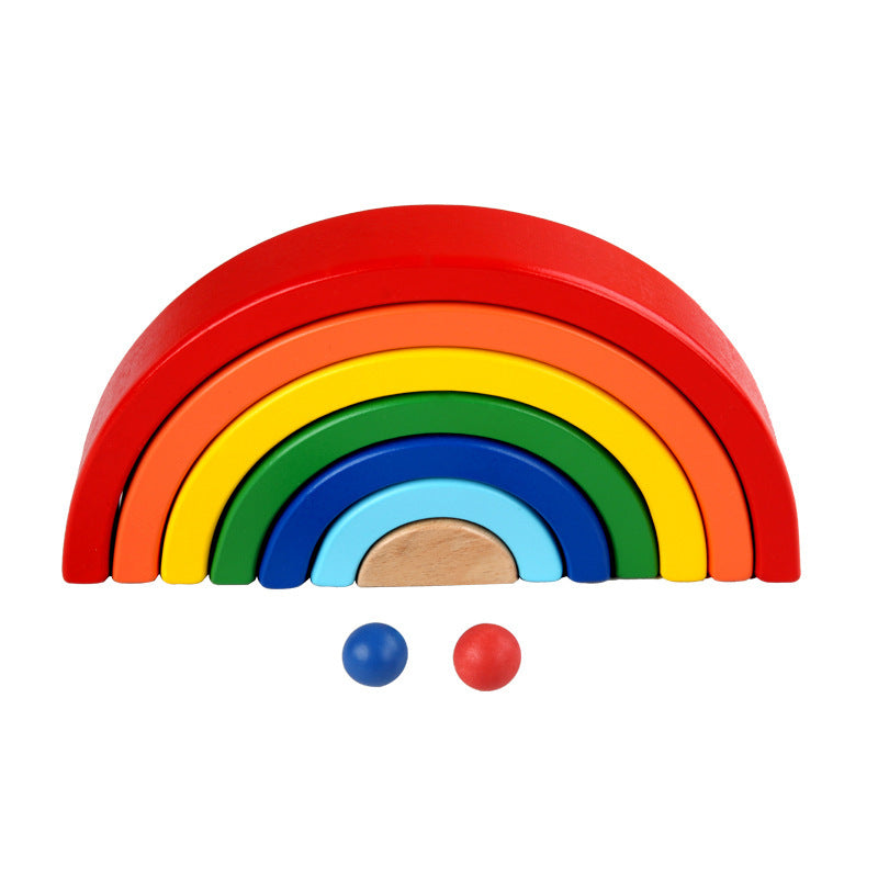 Montessori Rainbow Stackers