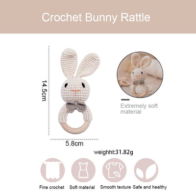 Crochet Baby Teether And Rattle