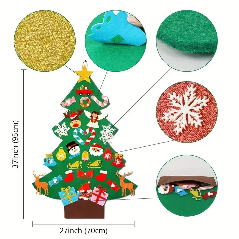 Felt Christmas Tree dimensions