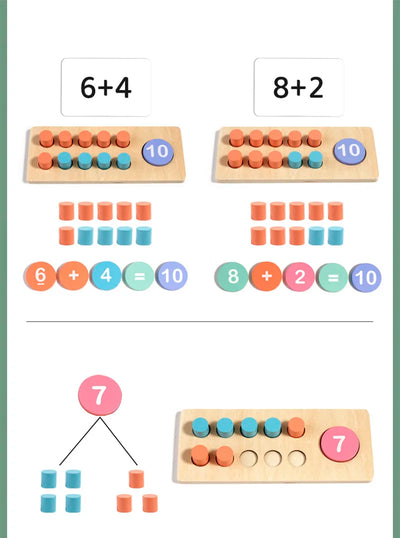 Math Toy showing how to play the game