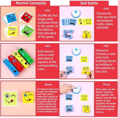 Face Changing Building Blocks
