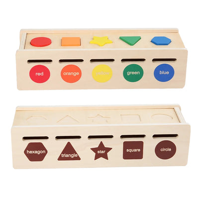 Color & Shape Sorting Box Game
