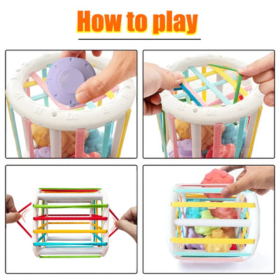 How to play with a Montessori Shape Sorter Game