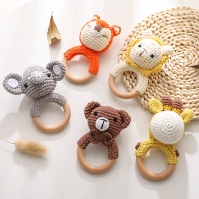 Crochet Baby Teether And Rattle