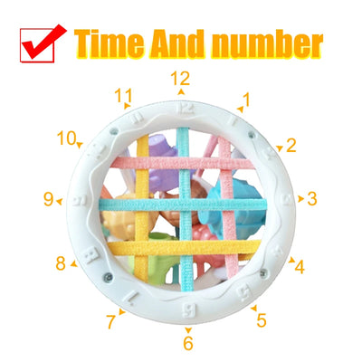 Time and number displaying on  Montessori Shape Sorter Game