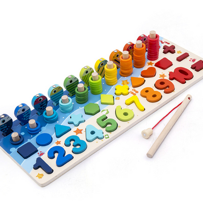 montessori wooden puzzle board